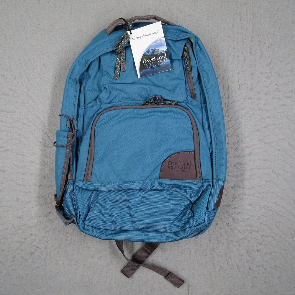 Overland Equipment Acadia Backpack Peacock Blue Ballistic Nylon Laptop Bag